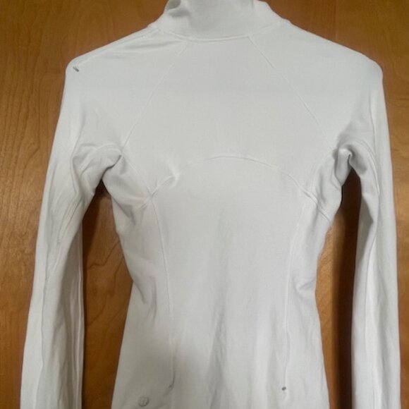 White 1/4 Zip- Rulu - Picture 3 of 5
